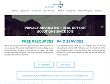 Tablet Screenshot of privacyduck.com